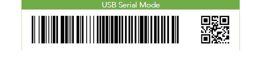 USB Serial Special Barcode