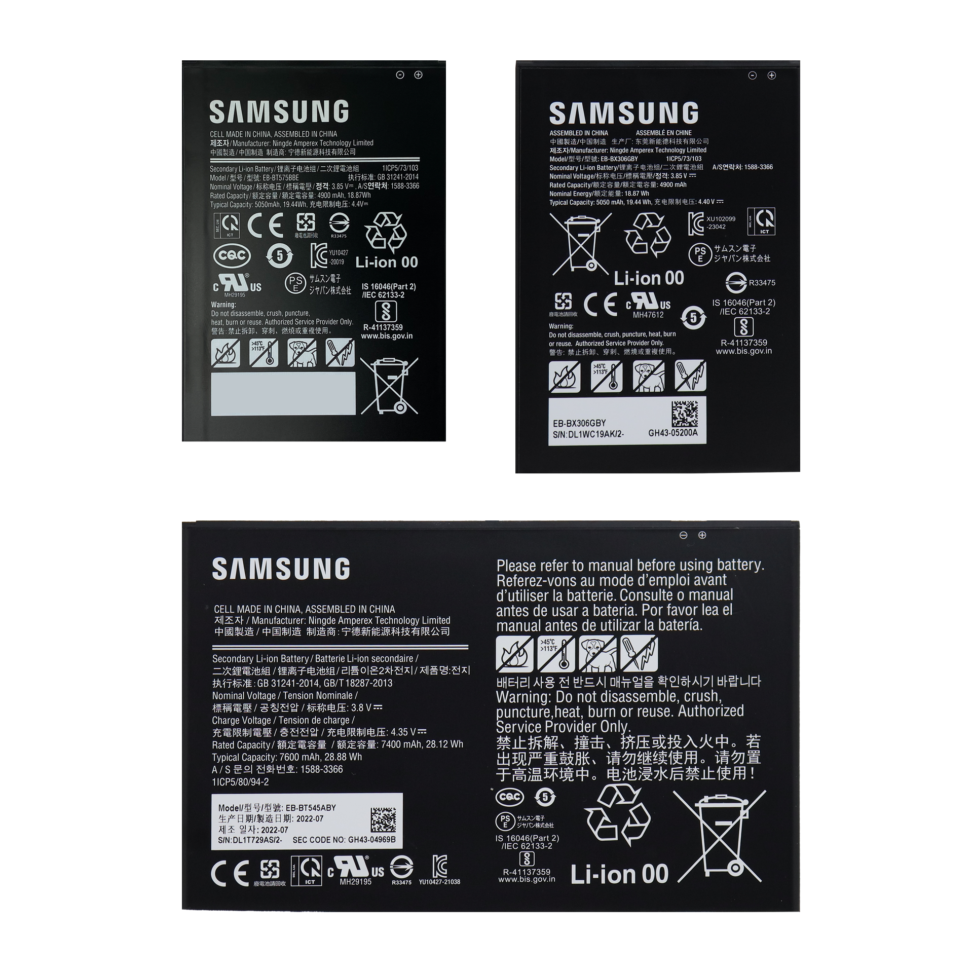 BATTERIE ORIGINALE ★★ SAMSUNG GALAXY TAB E 9.6 SM-T561 ★★ EB-BT561ABE